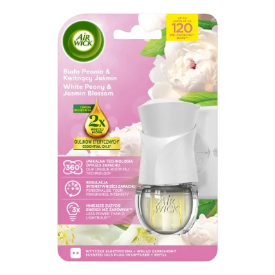 Air Wick Air Freshener White Peony Electric Device 19ml