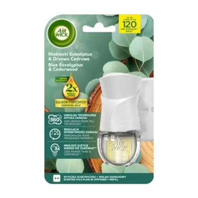 Air Wick Air Freshener Blue Eucalyptus Electric Device 19ml