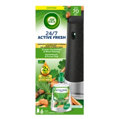 Air Wick Active Fresh Set Sandalwood Moss 228ml