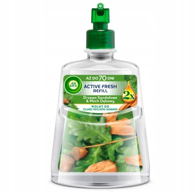 Air Wick Active Fresh Air Freshener Sandalwood Oakmoss Refill 228ml