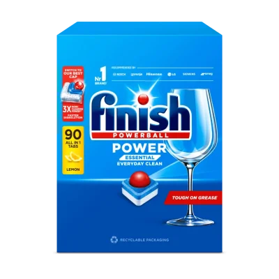 Finish A90 Powerball Essential Lemon Tablets
