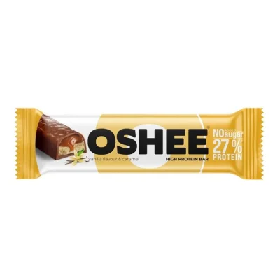 OSHEE Protein Bars (26% protein) 48g - Vanilla Flavour & Caramel
