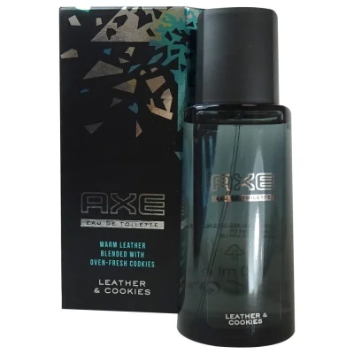 AXE cologne spray 100 ml. Leather & cookies.