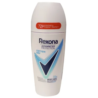 Rexona deodorant roll-on 50 ml. Advanced protection Cotton Dry.