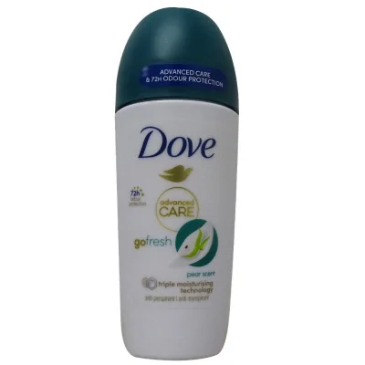 Dove roll-on deodorant 50 ml. Advanced care pear.
