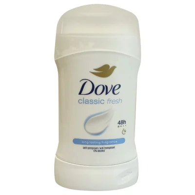 Dove stick deodorant 50 ml. Classic fresh.