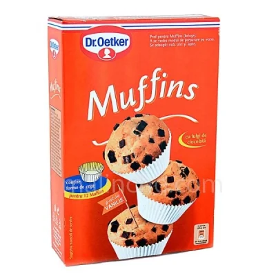 Vanilla Muffins with Chocolate Pieces 340g