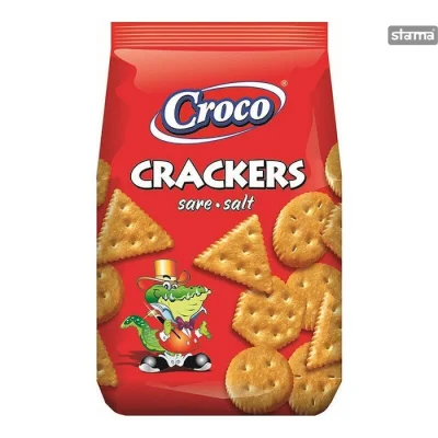 Croco kraker me kripë 100g