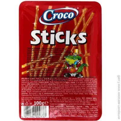 Croco Sticks Salt 100g
