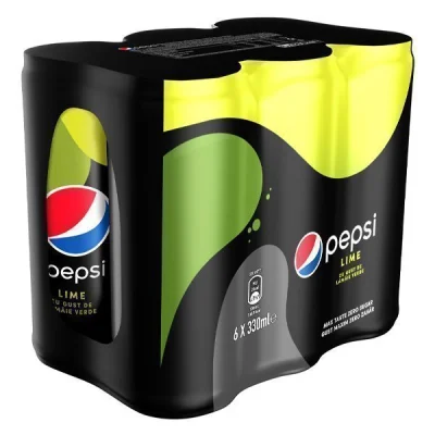 PEPSI MAX SOFT DRINK 6x330ml LIME