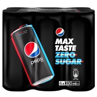 PEPSI MAX SOFT DRINK 6x330ml