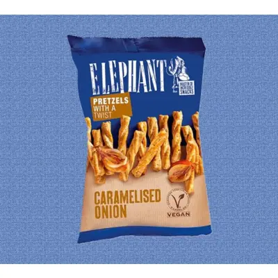 Elephant Pretzels Caramelized Onion