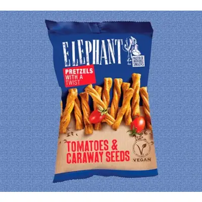 Elephant Pretzels Tomatoes&Caraway Seeds