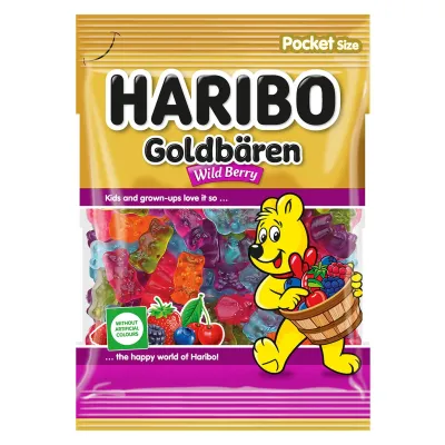 Gold-Bears Wild Berry 80g