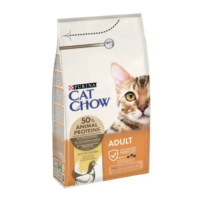 NESTLÉ CAT CHOW ADULT Chicken 4x3kg N2 XE
