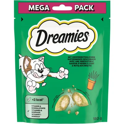 Dreamies Snacks Mega Pack mit Katzenminze