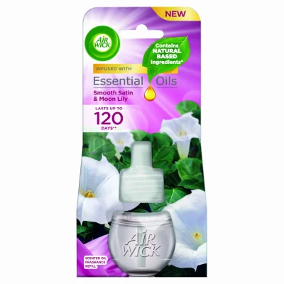 Air Wick Essential Oils Refill Smooth Satin And Moon Lily 19ml
