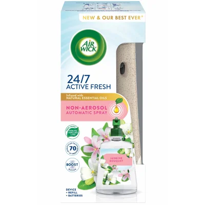 Air Wick Active Fresh Diffuser + Refill Jasmine Flowers 228ml