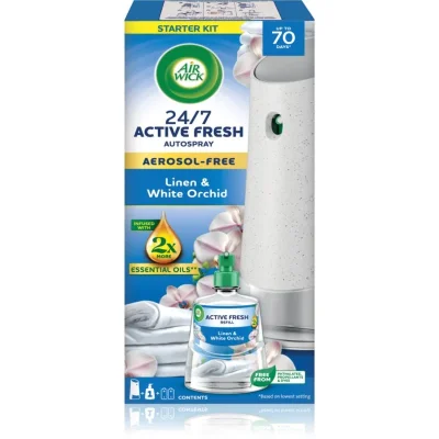 Air Wick Active Fresh Diffuser + Refill Linen & White Orchid 228ml
