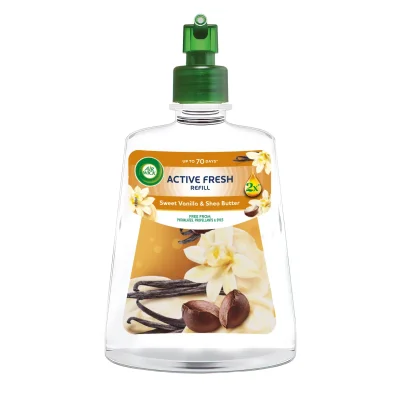 Air Wick Active Fresh Refill Sweet Vanilla and Shea Butter 228ml