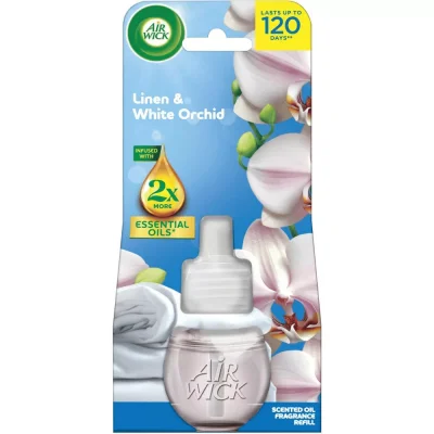 Air Wick Essential Oils Refill Linen & White Orchid 19ml