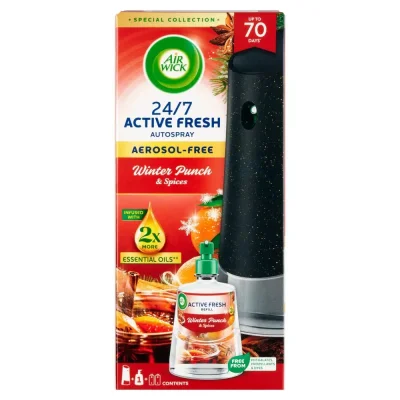 Air Wick Active Fresh Diffuser + Refill Family Winter Punch 228ml
