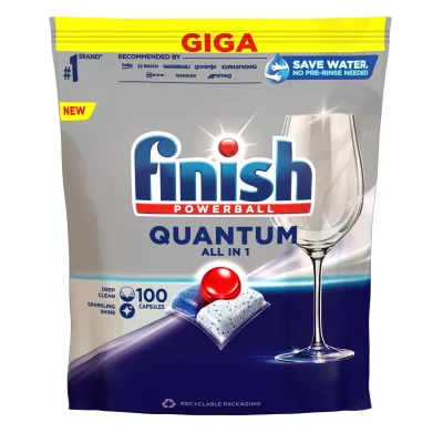 Finish Quantum Dishwasher Tabs Regular 100pcs