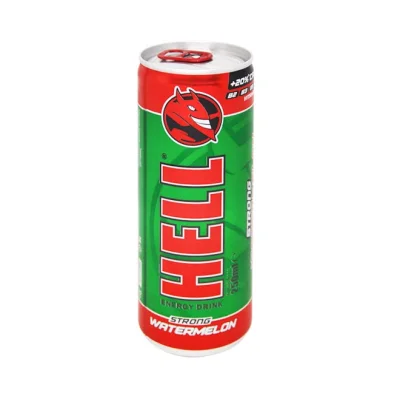 HELL energy drink 250ml - strong watermelon