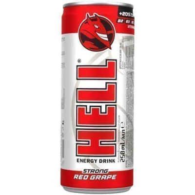 HELL ENERGY DRINK 250ml RED GRAPE