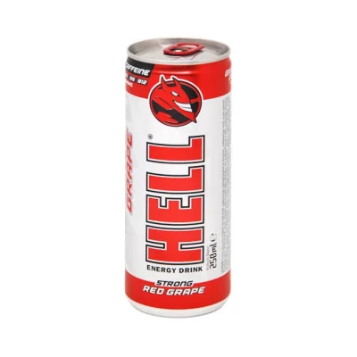 HELL energy drink 250ml - red grape