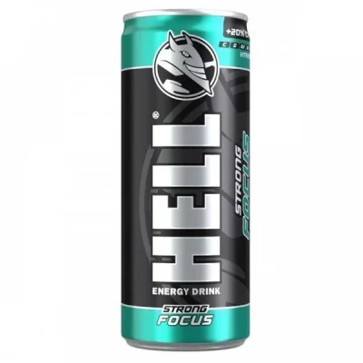 HELL ENERGY DRINK 250ml STRONG FOCUS