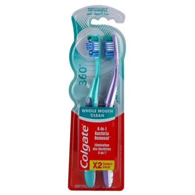 Colgate 360 Whole Mouth Clean Toothbrush Soft 72 Pack