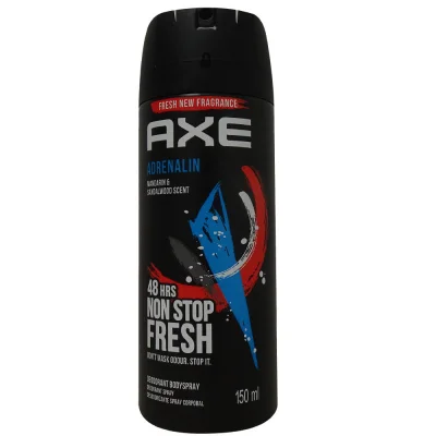 AXE deodorant bodyspray 150 ml. Adrenaline.