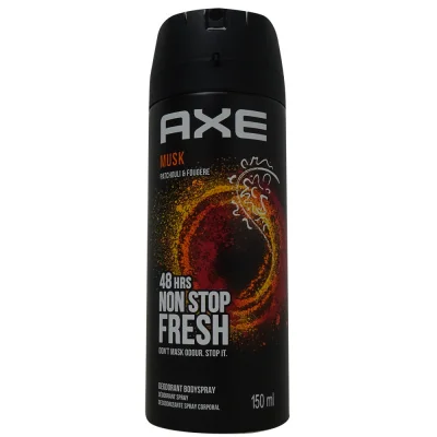 AXE deodorant bodyspray 150 ml. Musk.