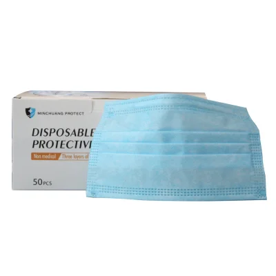 Minchuan Protect protective facial mask 50 u. 3 layers 50 minibox.