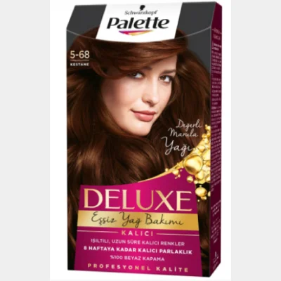 Palette Deluxe Hair Dye Chestnut 5-68  1 pcs