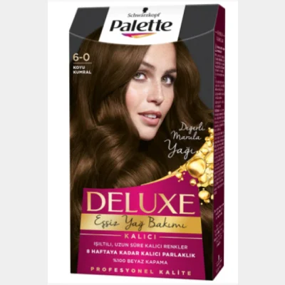 Palette Deluxe Hair Dye Dark Brown 6-0  1 pcs