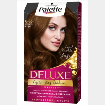 Palette Deluxe Hair Dye Eye-catching Brown 6-65  1 pcs
