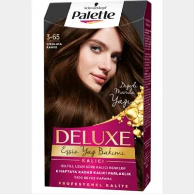 Palette Deluxe Hair Dye Chocolate Brown 3-65  1 pcs