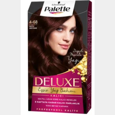 Palette Deluxe Hair Dye Dark Chestnut 4-68  1 pcs