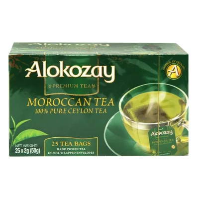 tea ALOKOZAY 25x2g - Moroccan  (100% pure ceylon tea)