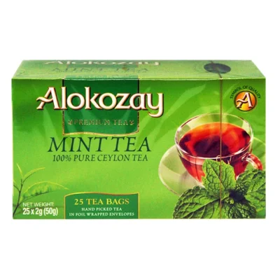 tea ALOKOZAY (25pcs) 50g - Mint (100% pure Ceylon tea)