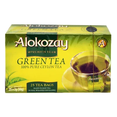 tea ALOKOZAY (25pcs) 50g - Green (100% pure Ceylon tea)