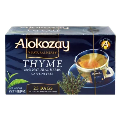 tea ALOKOZAY (25pcs) 45g - Thyme (100% natural herbs caffeine free)