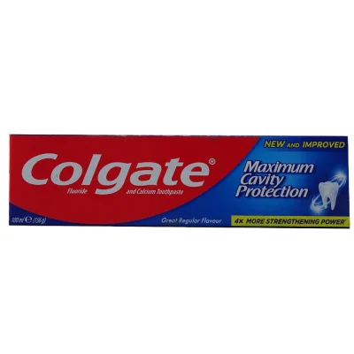 Colgate toothpaste 100 ml. Maximum cavity protection.