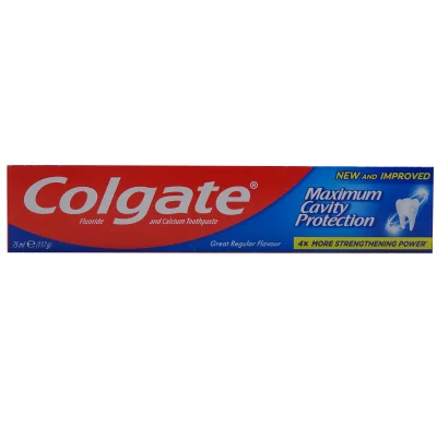 Colgate toothpaste 75 ml. Maximum Cavity.