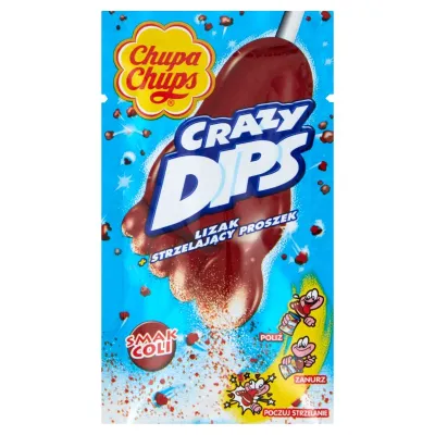 Chupa Chups Crazy Dips Cola Lollipop 14g