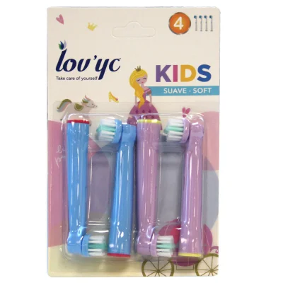 Lov'yc electric toothbrush refill 4 u. Princess.