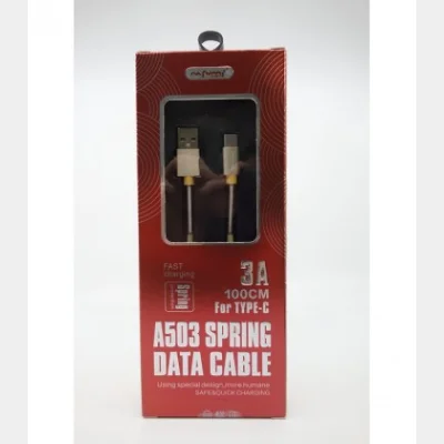 NFM A503 1m 3A ALUMINUM USB TYPE C CHARGING/DATA CABLE