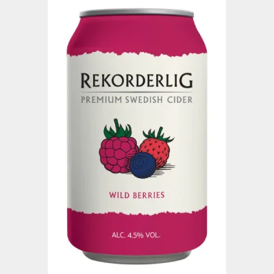 Rekorderlig Cider - Wild Berries 33cl x 1 Can